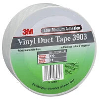 3M™ 051131-06981 White Vinyl Duct Tape 3903 2" X 50Yds 6.2 Mil