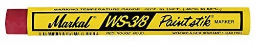 MARKAL® 82422 W-S-3/8-Red Paintstick Marker