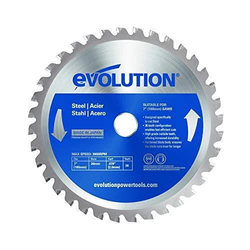 EVOLUTION 180BLADEST Steel Cutting Blade 7"