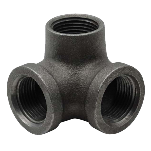 Legend Valves 350-054 3/4" SA Siam Class 150 Malleable Black Iron Side Outlet Elbow
