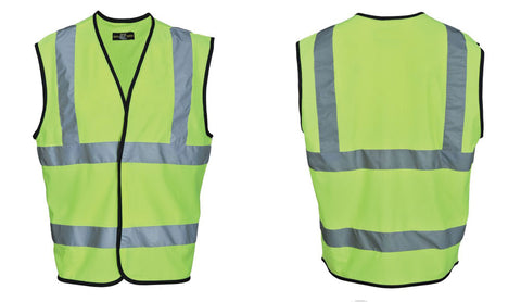 Black Mamba ECV-110 Economy High Visibility Safety Vest, Medium