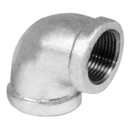 Legend Valves 352-006 1-1/4" SA Siam Class 150 Malleable Galvanized Iron 90° Elbow