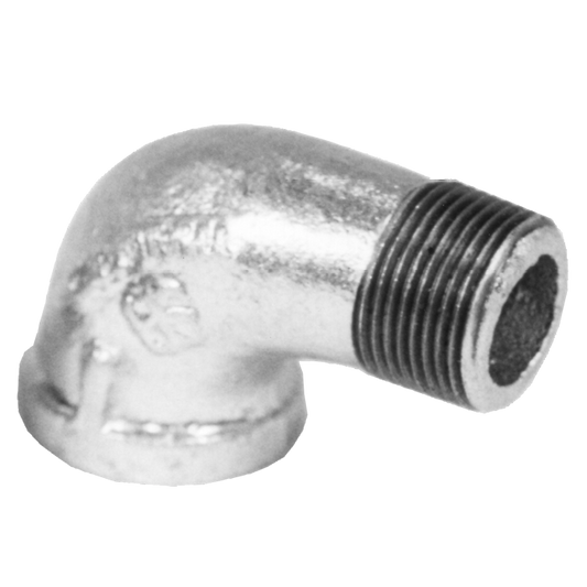 Legend Valves 352-051 4" SA Siam Class 150 Malleable Galvanized Iron 90° Street Elbow