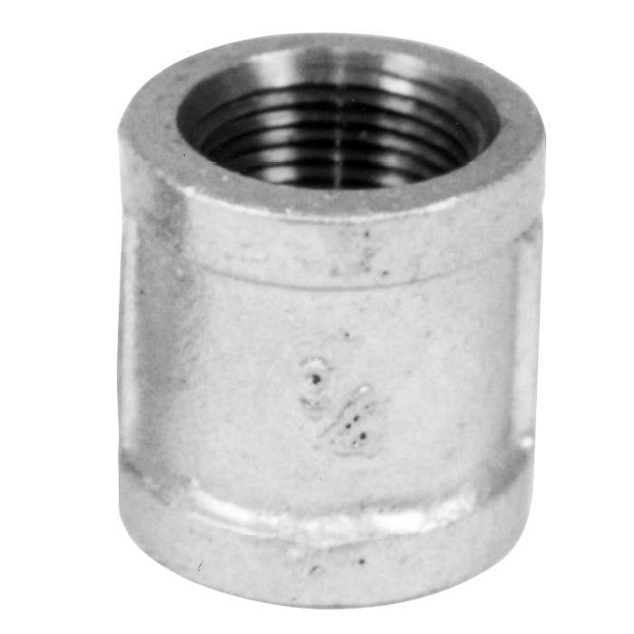 Legend Valves 352-505 1" SA Siam Class 150 Malleable Galvanized Iron Coupling