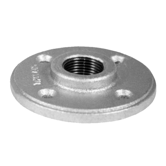 Legend Valves 352-464 3/4" SA Siam Class 150 Malleable Galvanized Iron Floor Flange
