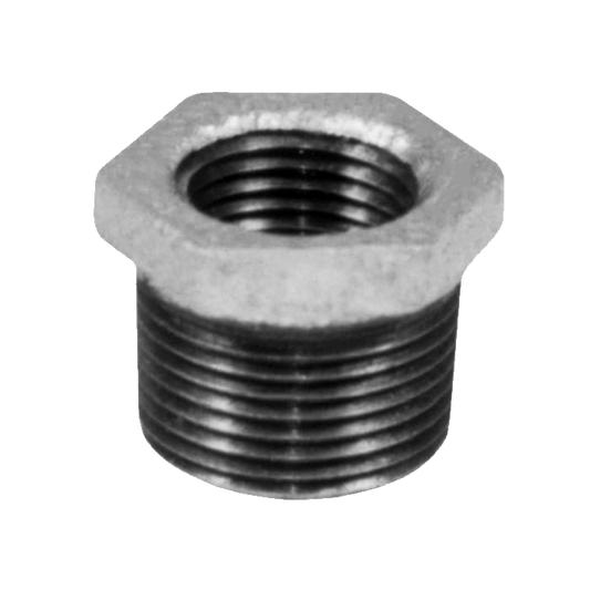 Legend Valves 352-627 2" x 3/4" SA Siam Class 150 Malleable Galvanized Iron Hex Bushing