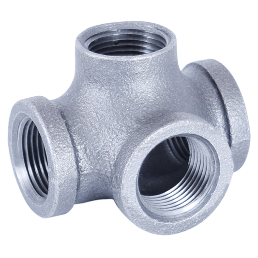 Legend Valves 352-314 3/4" SA Siam Class 150 Malleable Galvanized Iron Side Outlet Tee