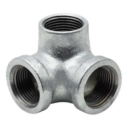 Legend Valves 352-053 1/2" SA Siam Class 150 Malleable Galvanized Iron Side Outlet Elbow