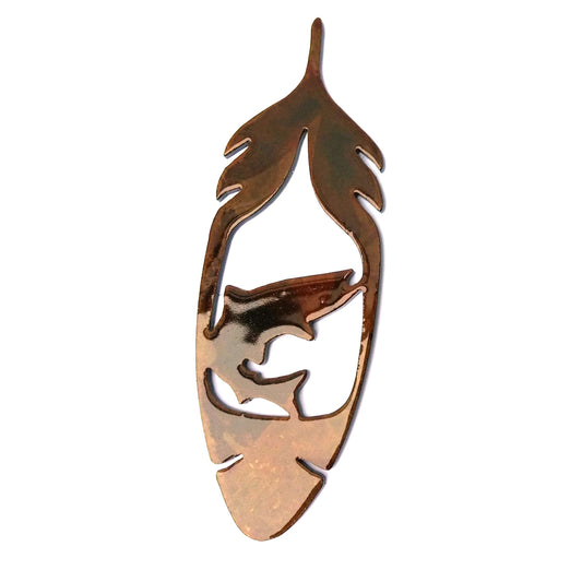 Paradise Clay PAR512 Feather Salmon MAGNET