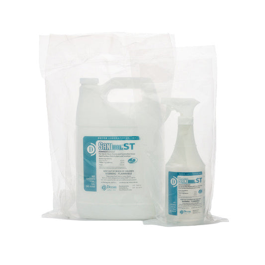 SOS Cleanroom Sanihol ST 8101 Sterile 70% Denatured Ethanol Solution (1 Gallon Bottle, 4/Case)