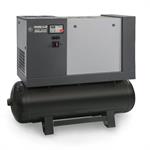 Schulz 970.4076-0 SCR 4010 TS, 10 HP, 110 PSI, Oil Less, Pre-Filter and Dryer, Tank Mount Cabinet Air Compressor