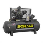 Schulz 932.9361-0 P10120HW40X-3 Full Featured Premium Packaged, 10 HP, 26.5CFM@175 PSI, Two Stage, Horizontal Tank, Air Compressor