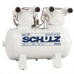 Schulz 931.1316-0 CSD 18/30, 2X1.5 HP, 120 PSI, Single Stage Tank Mounted Oil Less Air Compressor