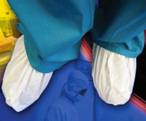SOS Cleanroom SCPL500 Poly Latex Shoe Cover