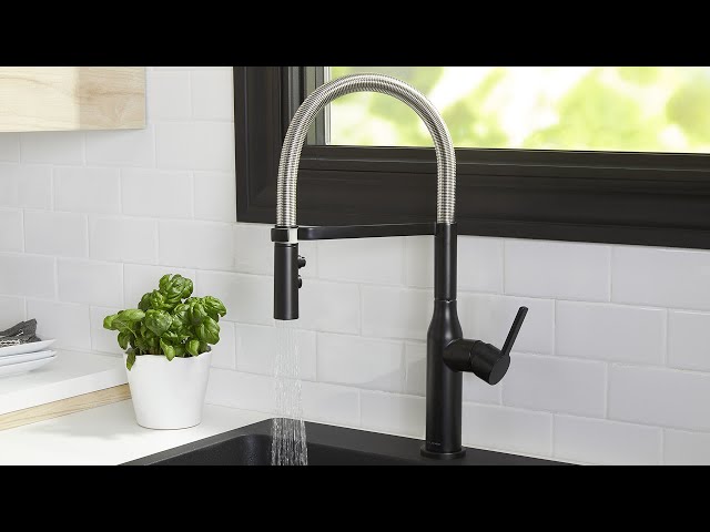 Elkay LK1501CR Everyday Two Hole Deck Mount Kitchen Faucet with Lever Handle and Side Spray Chrome