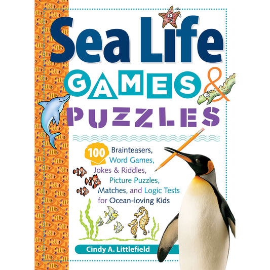 Paradise Clay WPC017 Sea Life Games & Puzzles - Book