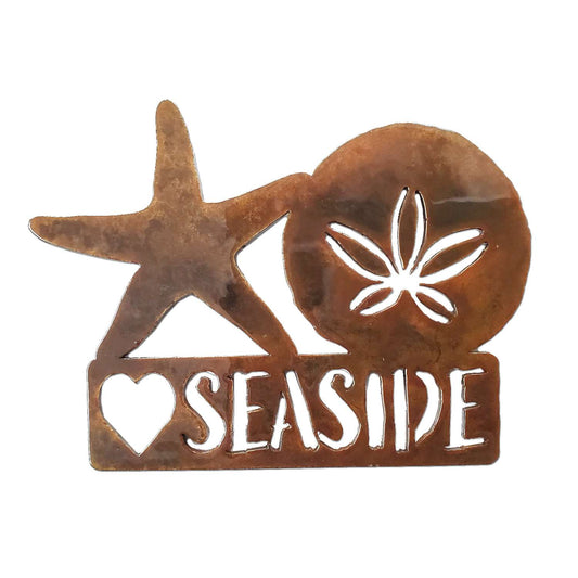Paradise Clay CMG162 Seaside Heart Starfish Sand Dollar MAGNET