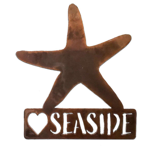 Paradise Clay CMG164 Seaside Heart Starfish MAGNET