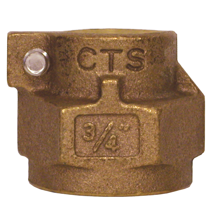Legend Valves 313-514 3/4" CTS Pack Joint Nut Kit with Clamp Bolt, Anti-Friction Ring, and Gasket for Water Service Fittings