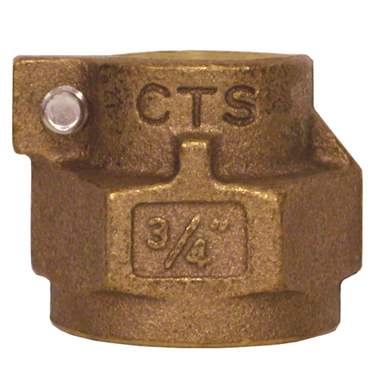 Legend Valves 313-514 3/4" CTS Pack Joint Nut Kit with Clamp Bolt, Anti-Friction Ring, and Gasket for Water Service Fittings
