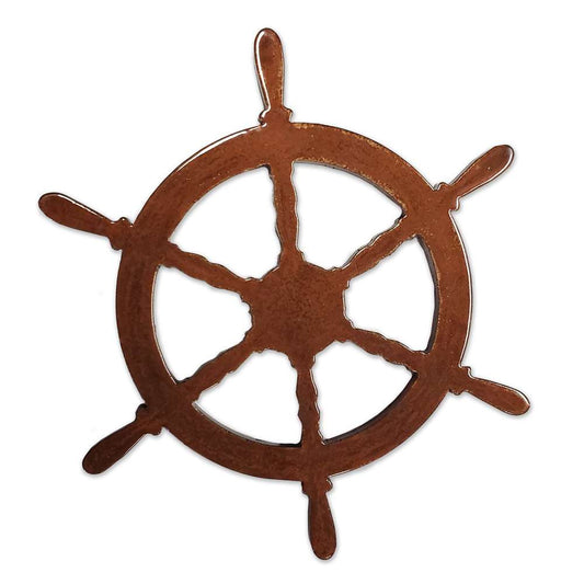 Paradise Clay PAR425 Ships Wheel MAGNET