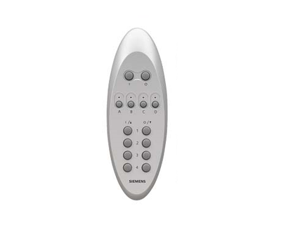 Siemens 5WG14257AB72 IR REMOTE FOR SWITCH OR RECEIVER, SILVER