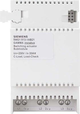 Siemens 5WG1513-1AB21 SWITCHING ACTUATOR, SUBMODUL N513/21
