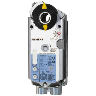 Siemens GEB361.1U DAMPER ACTUATOR | NON-SPRING RETURN | 24 VAC | 0-10/2-10 VDC | 132 LB-IN | SW