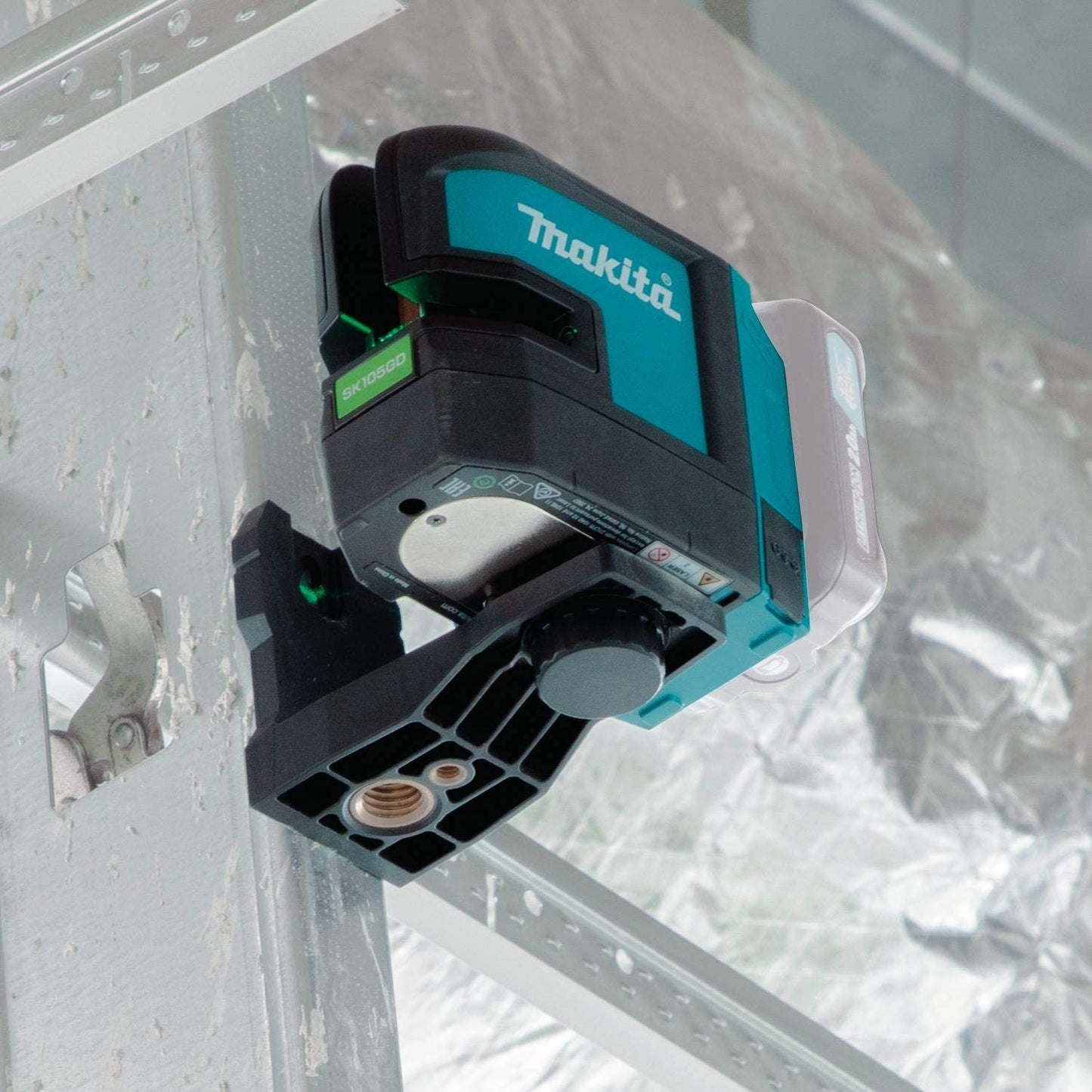 Makita SK105GDZ 12V max CXT® Lithium‘Ion Cordless Self‘Leveling Cross‘Line Green Beam Laser, Tool Only