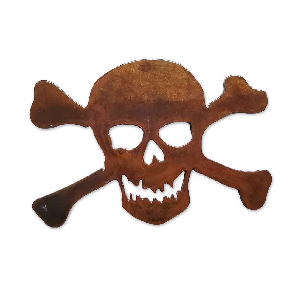 Paradise Clay PAR411 Skull & Crossbones MAGNET