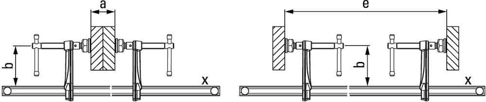 Bessey SLV100M Double force all‑steel variable clamps (SLV)