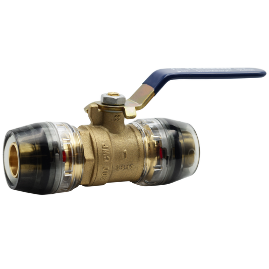 Legend Valves 465-253 1/2" SmartClick No Lead DZR Forged Brass Ball Valve