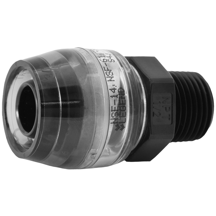 Legend Valves 465-244B 1/2" x 3/4" SmartClick MNPT Reducing Adapter Contractor Bulk Pack