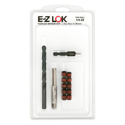 E-Z LOK™ Thread Repair Kit for Metal - Thin Wall - 1/4-28 x 3/8-16