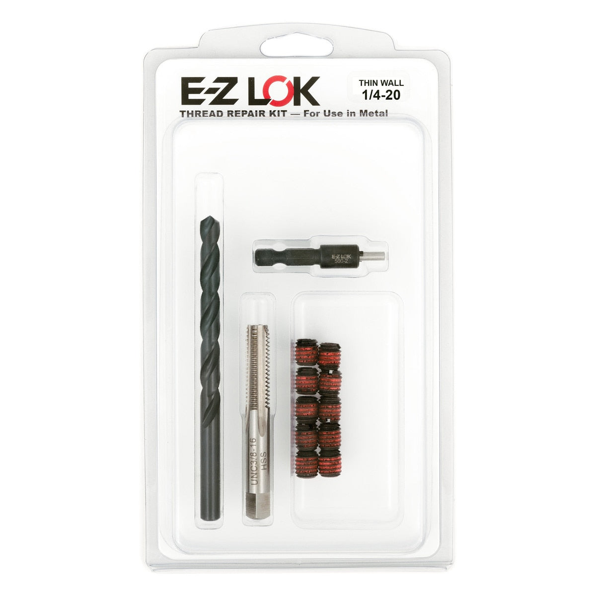 E-Z LOK™ Thread Repair Kit for Metal - Thin Wall - 1/4-20 x 3/8-16