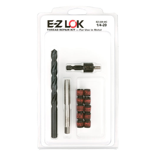 E-Z LOK™ Thread Repair Kit for Metal - Screw Locking - 1/4-20 x 7/16-14