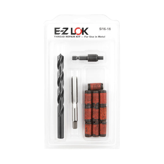 E-Z LOK™ Thread Repair Kit for Metal - Standard Wall - 5/16-18 x 1/2-13 x 1.00" Length