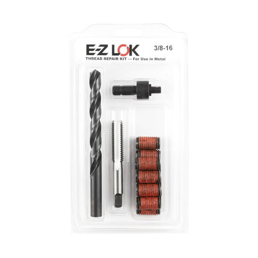 E-Z LOK™ Thread Repair Kit for Metal - Standard Wall - 3/8-16 x 9/16-12 x 1.00" Length