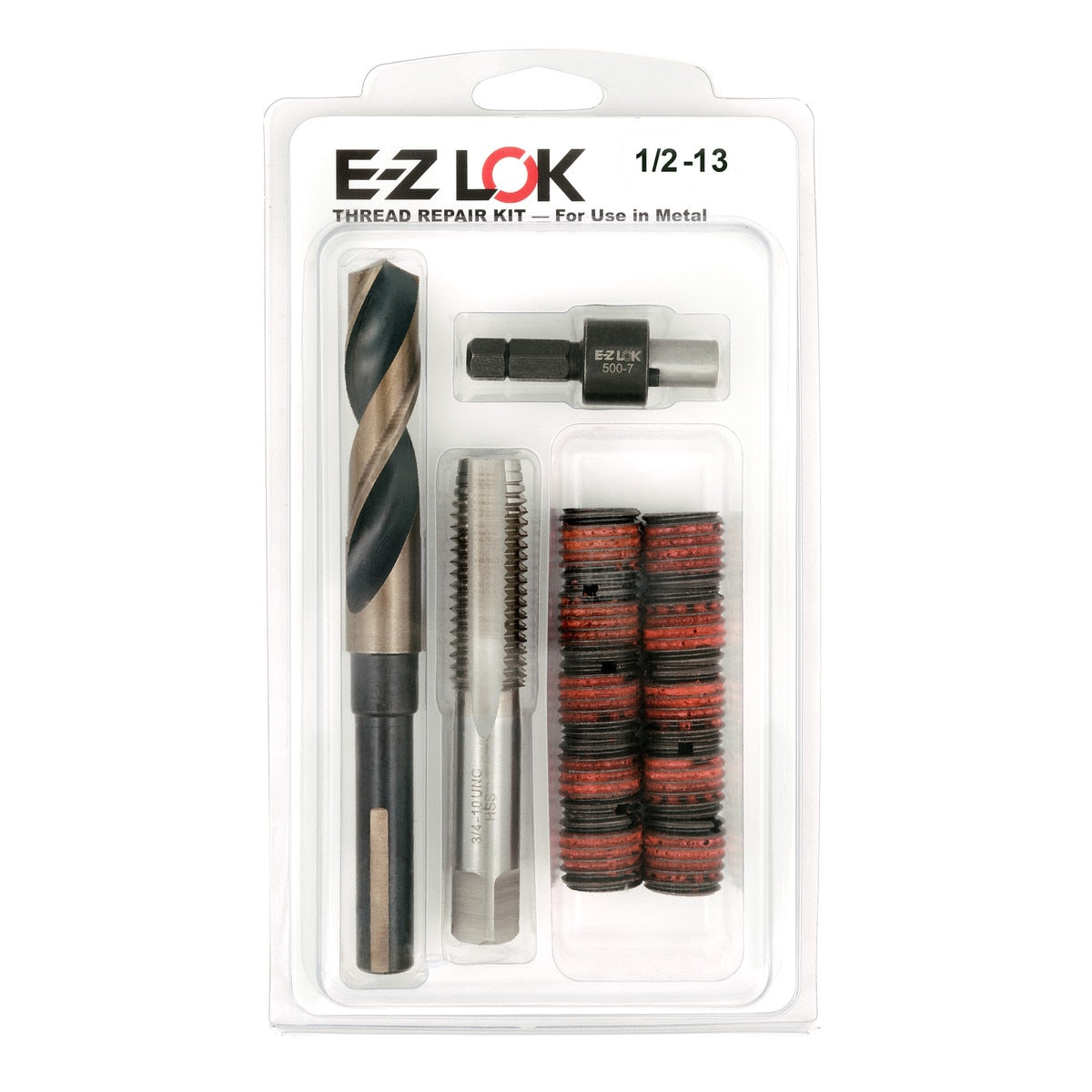 E-Z LOK™ Thread Repair Kit for Metal - Standard Wall - 1/2-13 x 3/4-10 x 1.00" Length