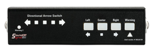 Soundoff Signal ETSWDAS01 Directional Arrow Switch (Das) - 10-30V, Compatible With Apex, Pinnacle (Epl9000 & Epl8000), Etl5000 Lightbars & Ultralite