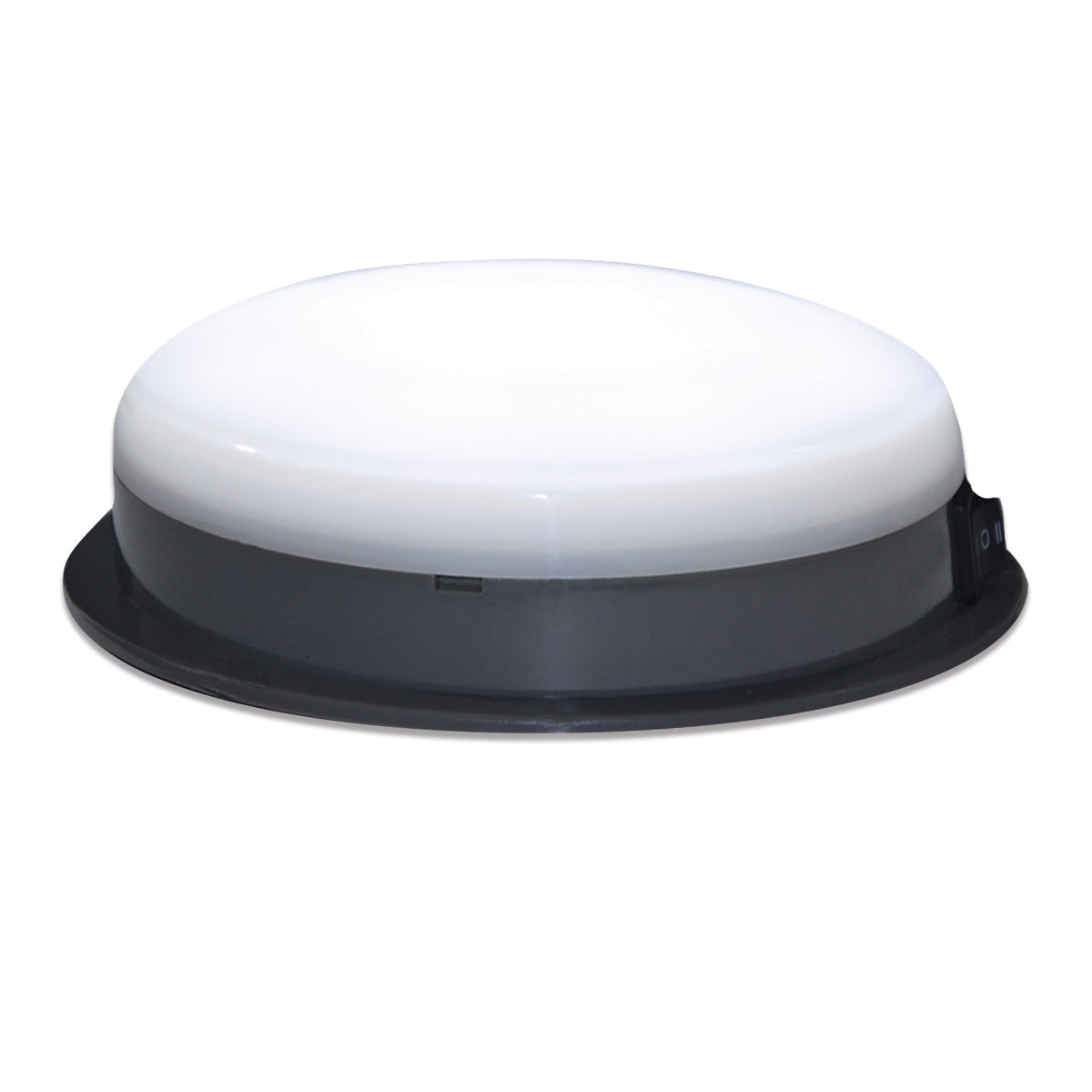 Soundoff Signal ECVDMLTAL00 Observe Dome Light - 6" Round, White And Red Night Light Leds, White Lens