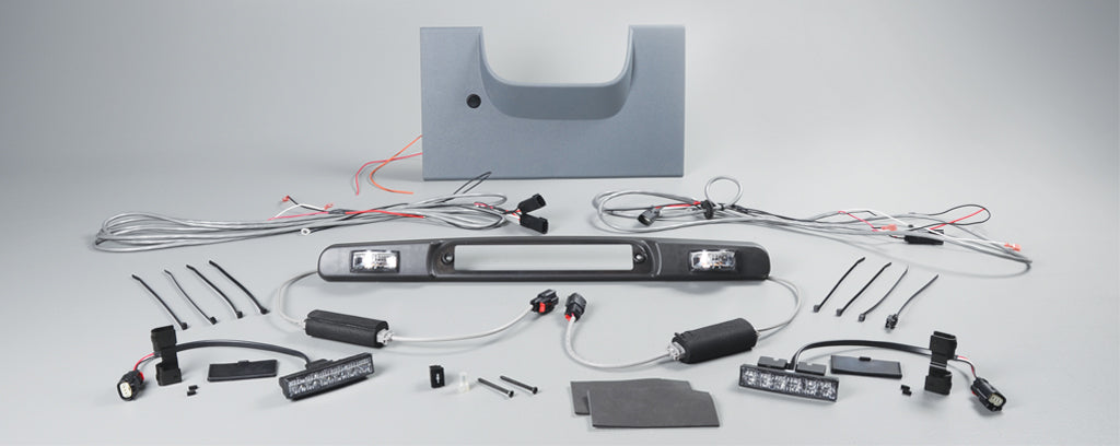 Soundoff Signal PFD4CGLHNS4 Ford Super Duty 4-Corner Harness For Use With Ghost® Multi-Mount Light And Ford Upfitter Switch