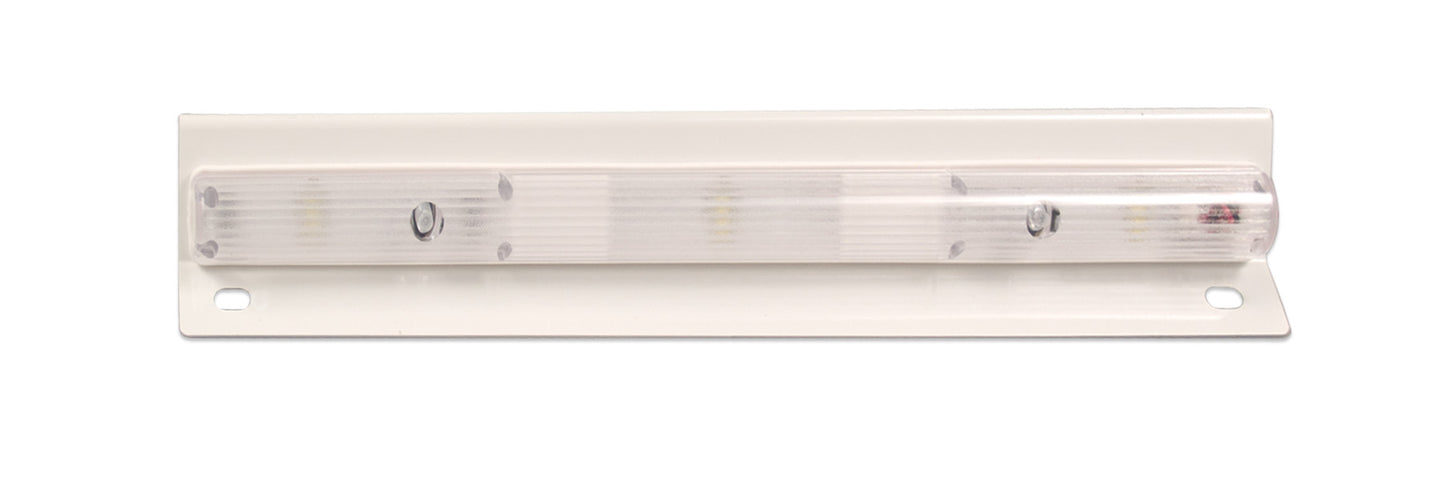 Soundoff Signal ECVCSLLED21 21" 90° Corner Mount Cargo Light, 12V - White Housing/White Leds