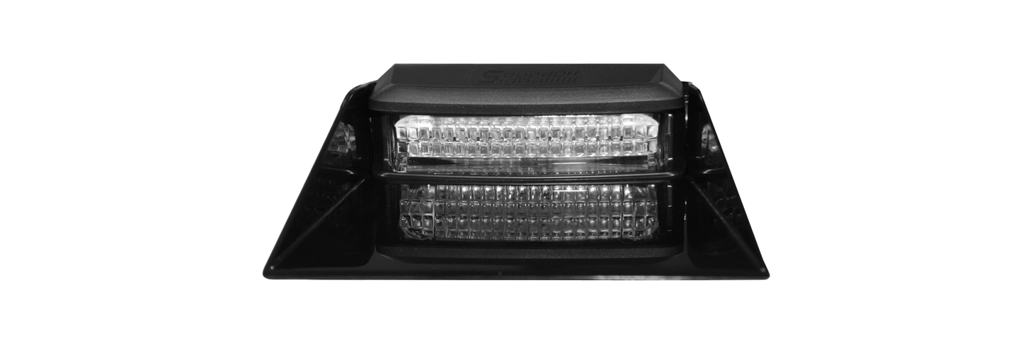 Soundoff Signal ENFSWS3W Nforce® Single Windshield Light W/ Suction Cup Mount, Sae Class 1, 10-16V, Black Housing, 12 Led, Single Color - White