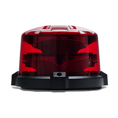 Soundoff Signal PNRBCDMLR Low Dome For Nroads® Beacons - Red