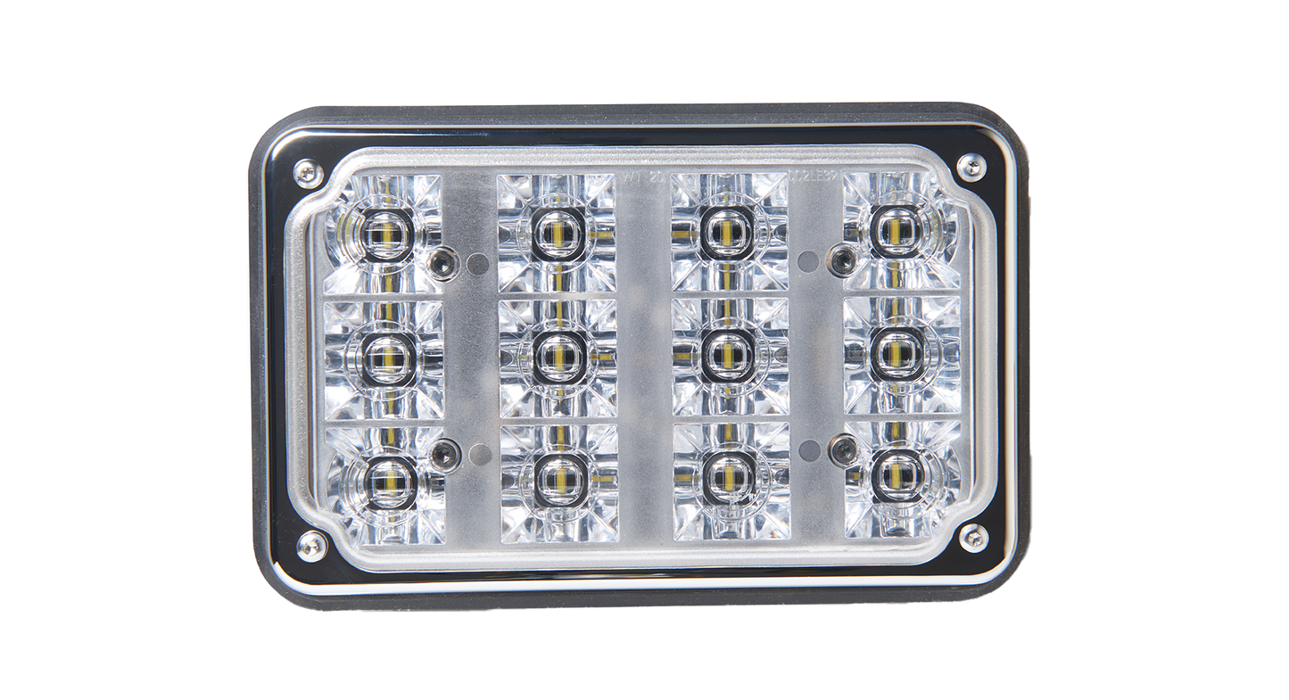 Soundoff Signal PPS7BZL14B Black Quad Bezel (Includes Gasket & Hardware) For Use With (4) 6X4 P Screw Mount Lights