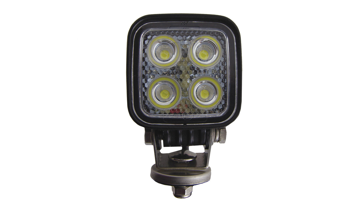 Soundoff Signal EWL9SBDF0W Wl9 Led Work Light, Emc Ece R10 Certified - Flood Pattern