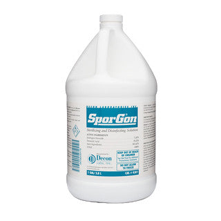 SOS Cleanroom SporGon 4301 Sporicidal Cleaner and Disinfectant – 1 Gallon Bottle, 4/Case