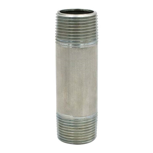 Legend Valves 316-012 1/8" x 8" 316 Stainless Steel Pipe Nipple, Schedule 40