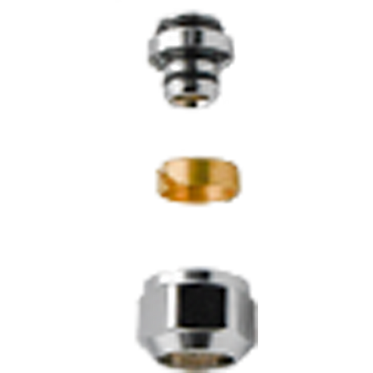 Legend Valves 830-145 3/4" PEX Tube Connector, Pair; for M-8330, M-8330HC & M-8300 Stainless Steel Manifolds